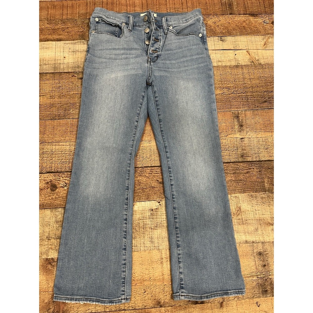 Madewell Cali Demi-Boot Jeans Women 27Medium Wash Stretch Denim‎ (2018)